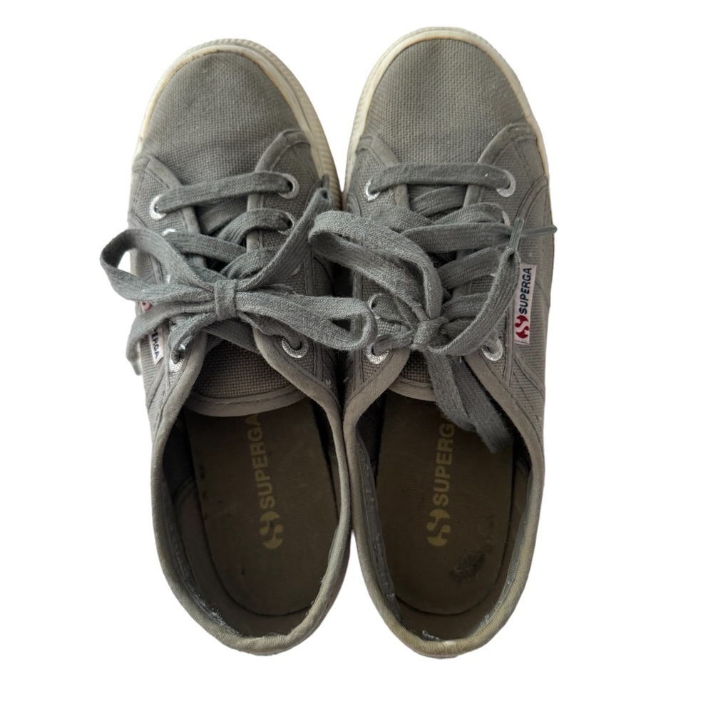 Superga 2740 Platform Sneakers, Grey, size 6 - Picture 6 of 10